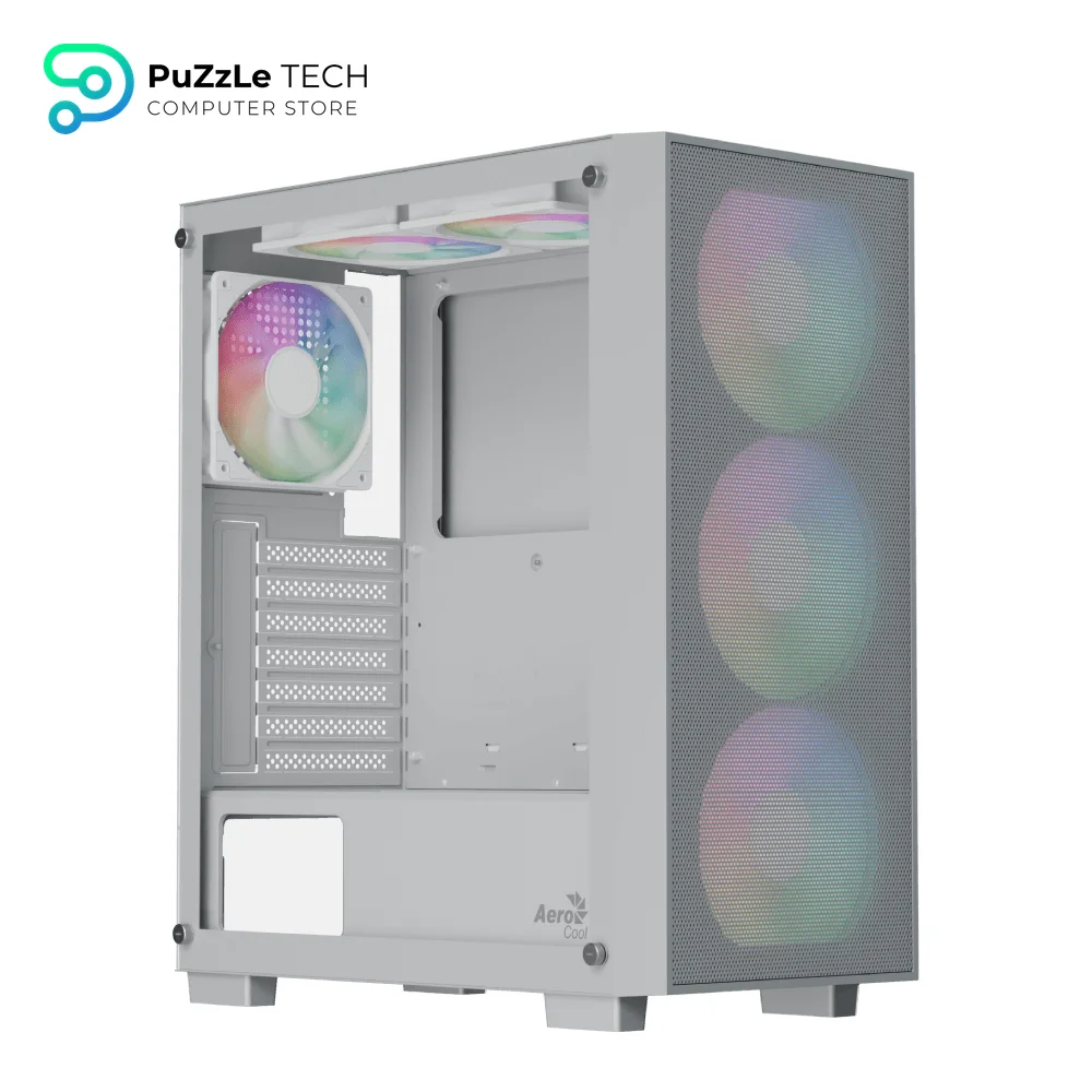 AeroCool B509A Flow White + PSU Case