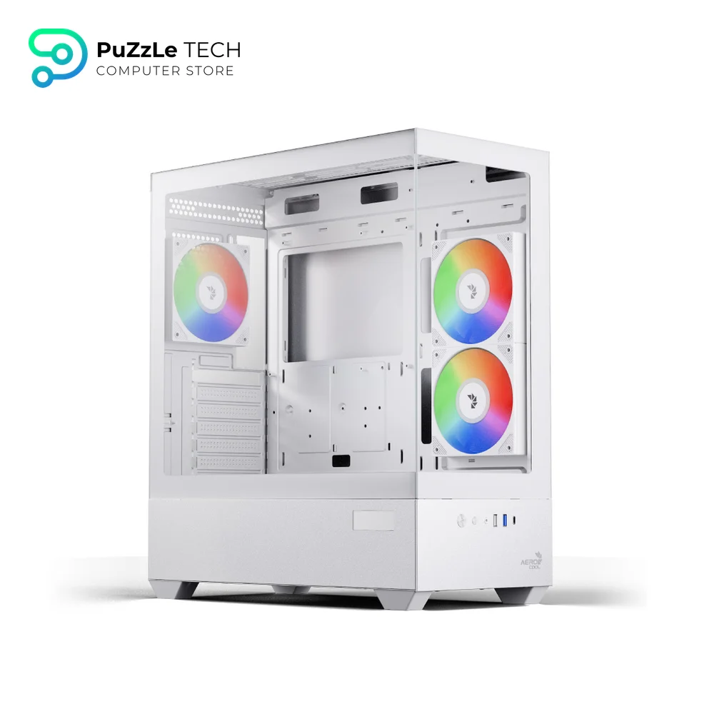 AeroCool P500D Mid-Tower PC Case + PSU LUX 650W 80+ Bronze