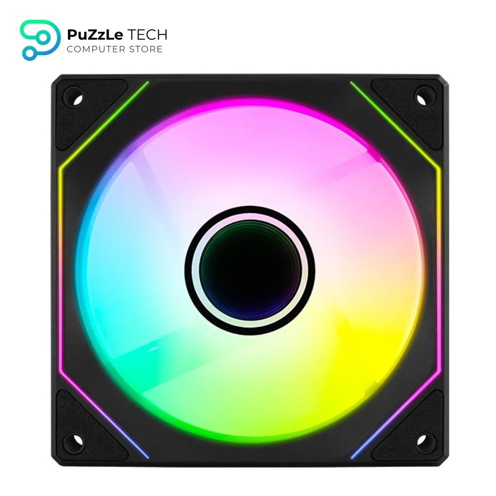 AeroCool Phantom M-3 Reverse Black ARGB Liquid Air Case Fan