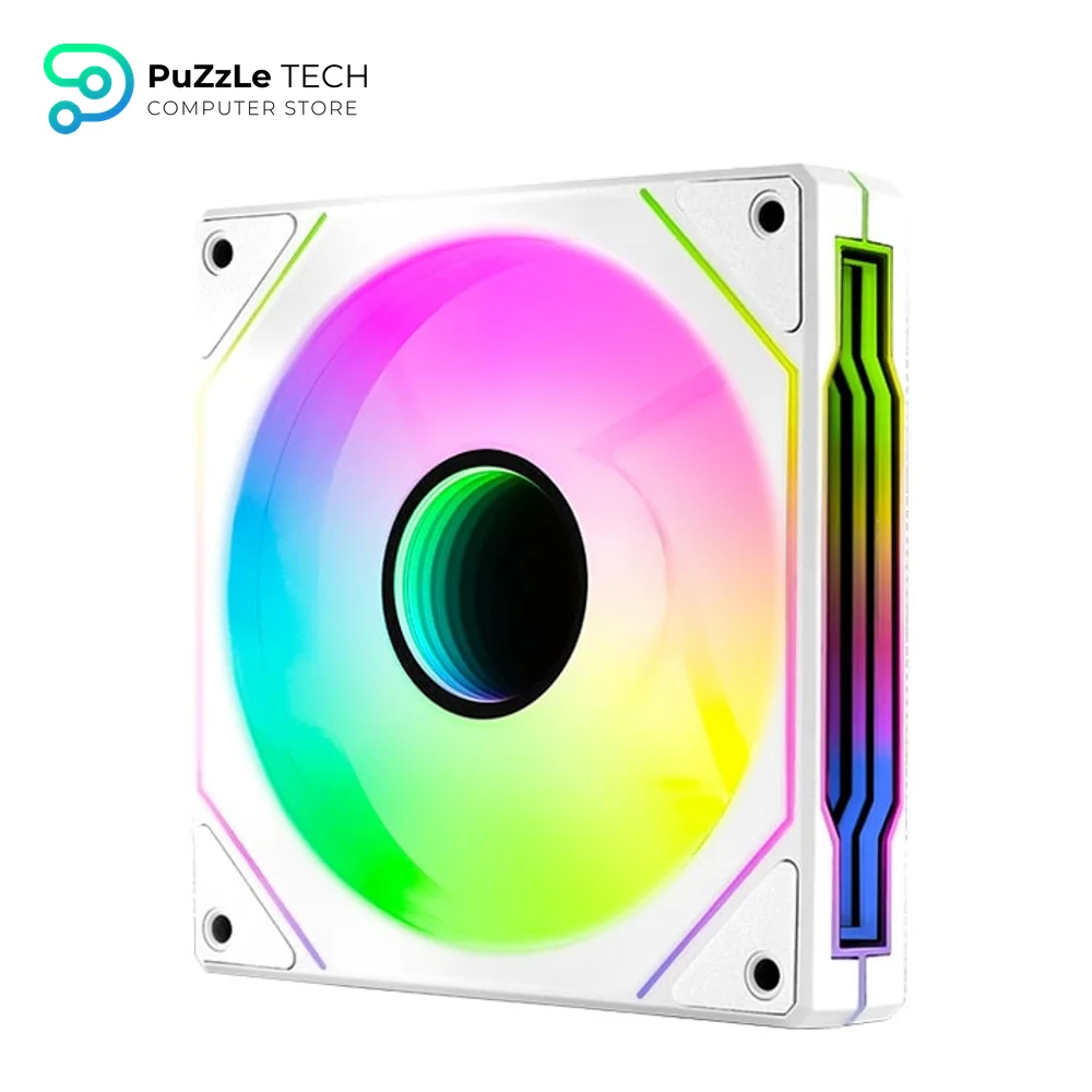AeroCool Phantom M-3 Reverse White ARGB Liquid Air Case Fan