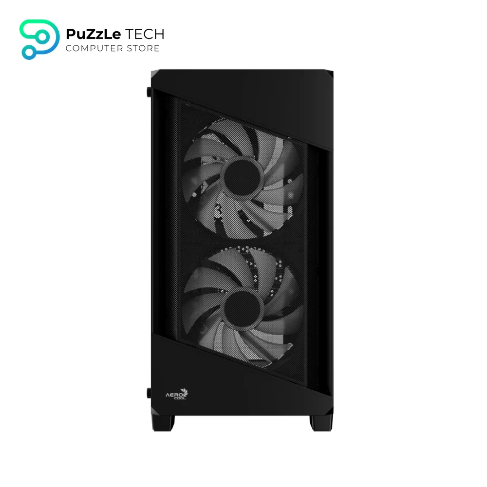 AeroCool B312F Flow ARGB 3FAN - Black + LUX 550W Power Supply Unit 80 Plus Bronze