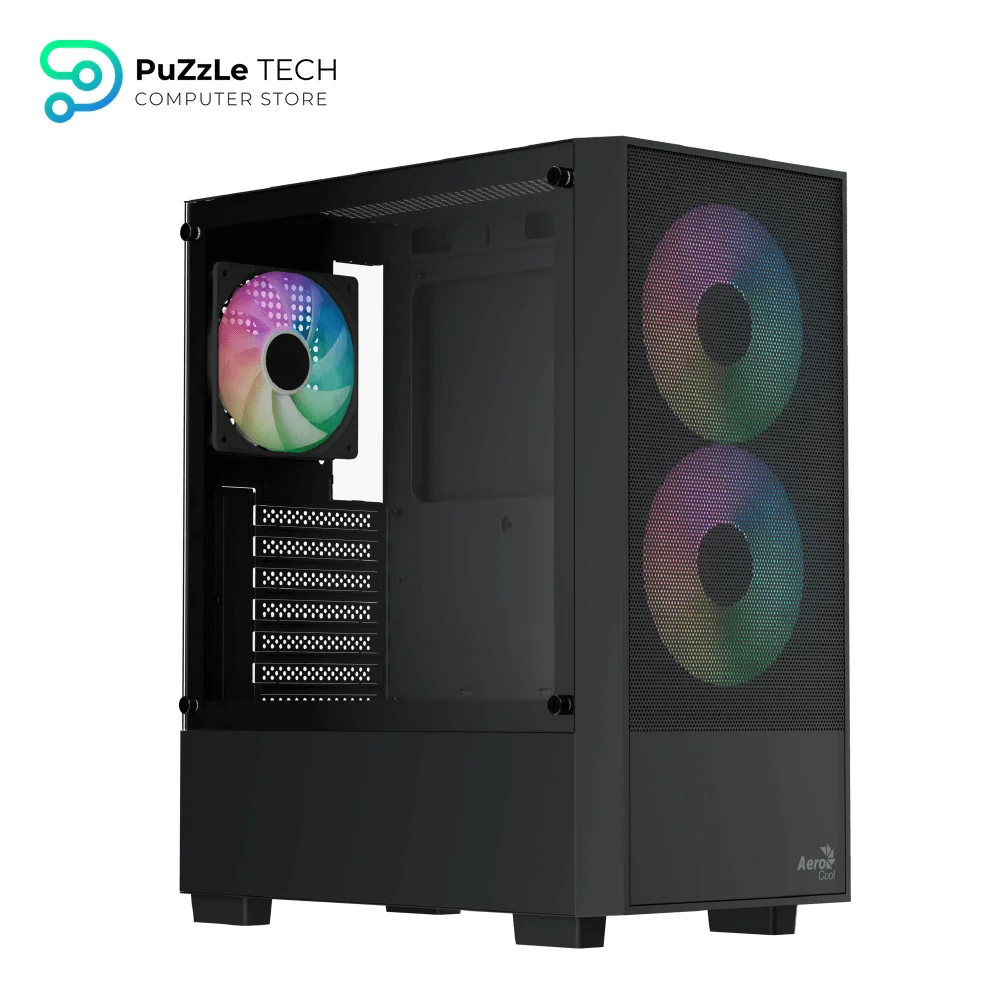AeroCool B508A Flow Black + PSU Case