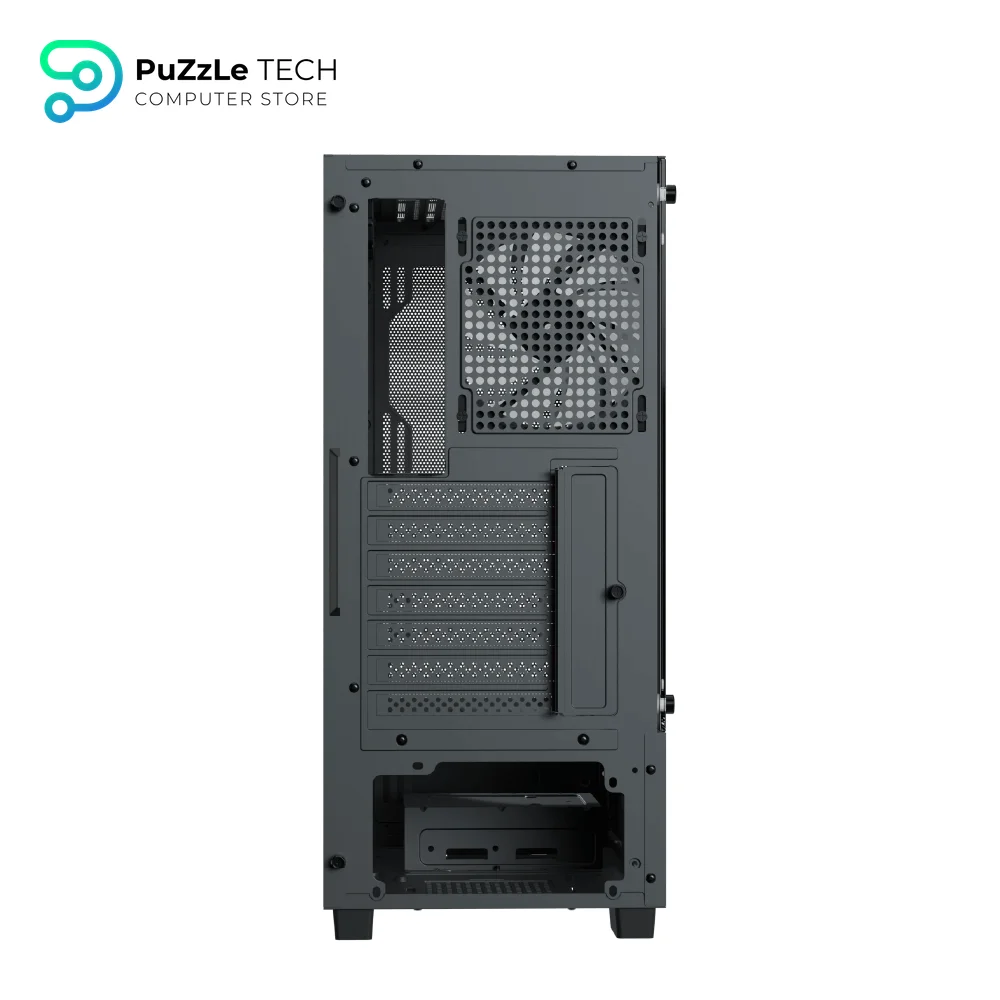 AeroCool B508A Flow Black + PSU Case 8