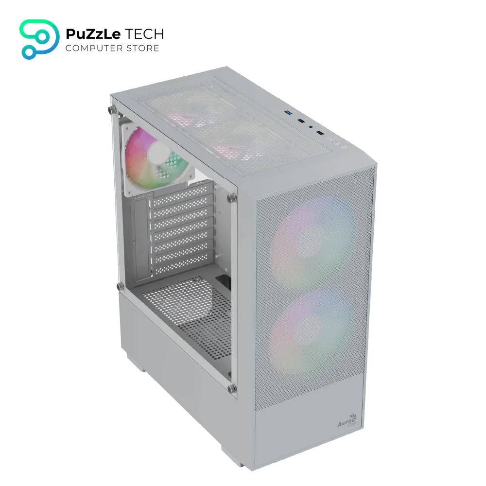 AeroCool B508A Flow White + PSU Case