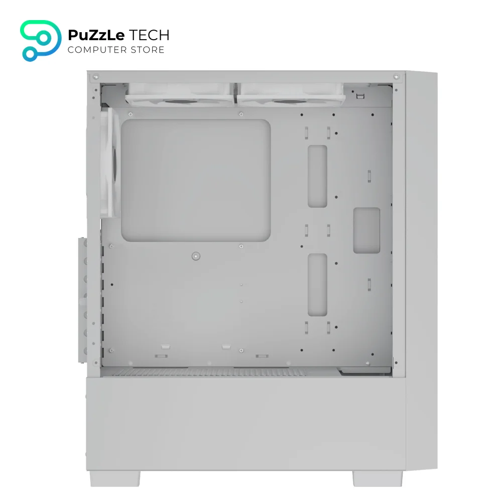 AeroCool B508A Flow White + PSU Case 5