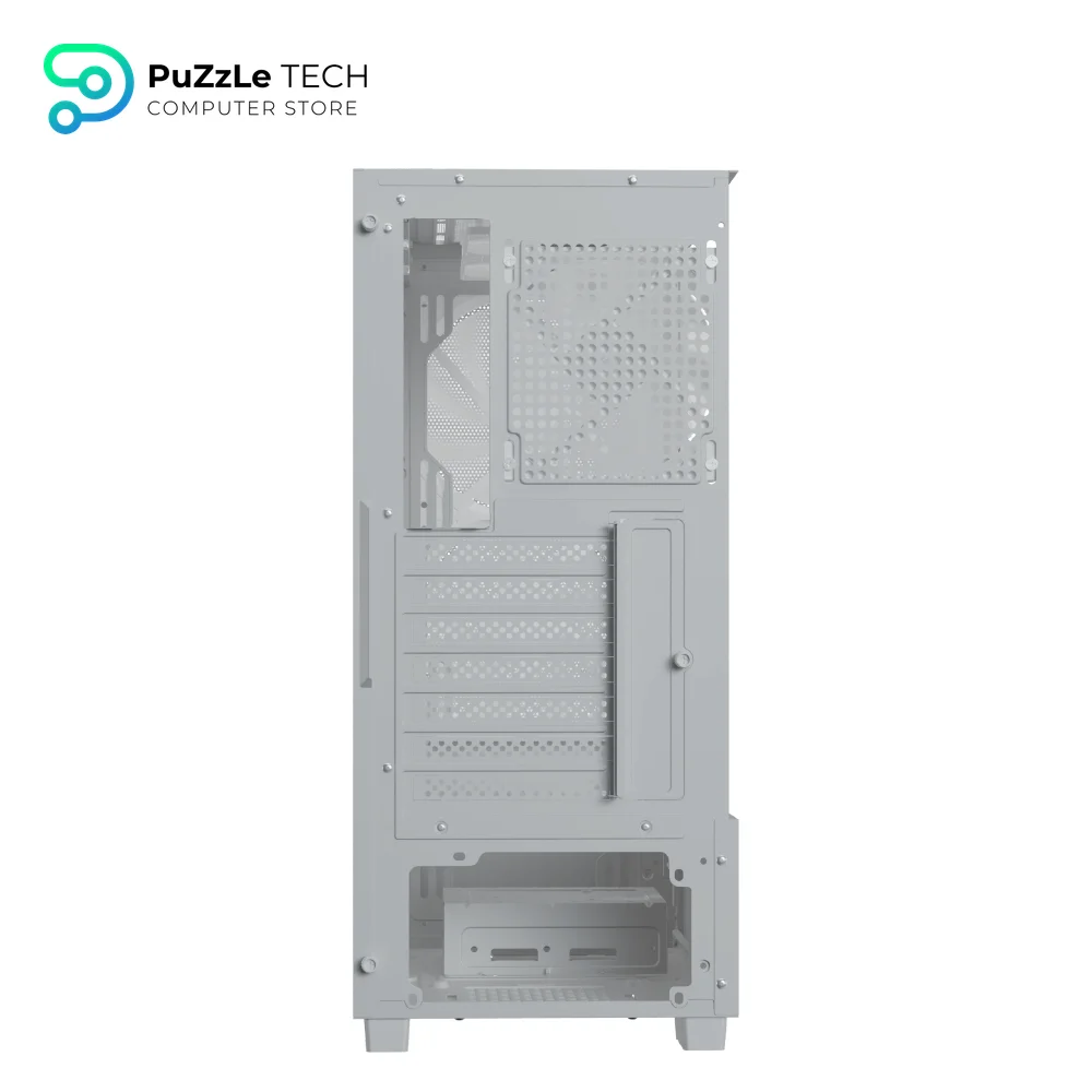 AeroCool B508A Flow White + PSU Case 3