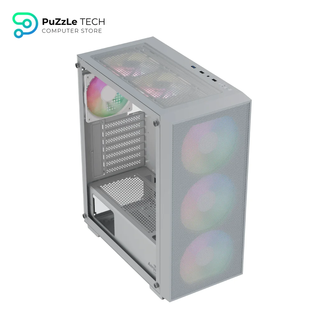 AeroCool B509A Flow White + PSU Case