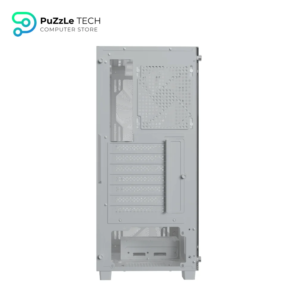 AeroCool B509A Flow White + PSU Case 3
