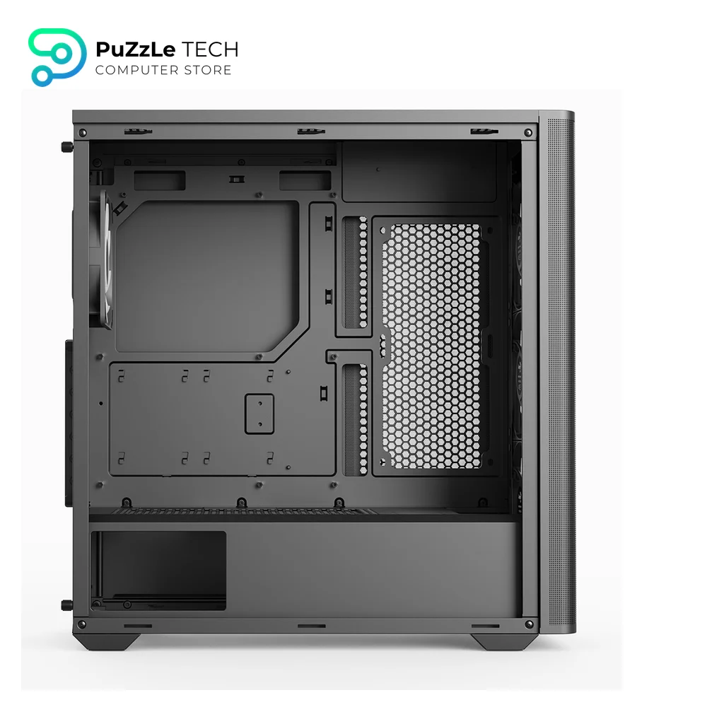 AeroCool D501a Black 4 ARGB Fans Mid Tower Case With PSU LUXPRO 750W 80+ Bronze ATX3.0 and PCIe 5.0 4