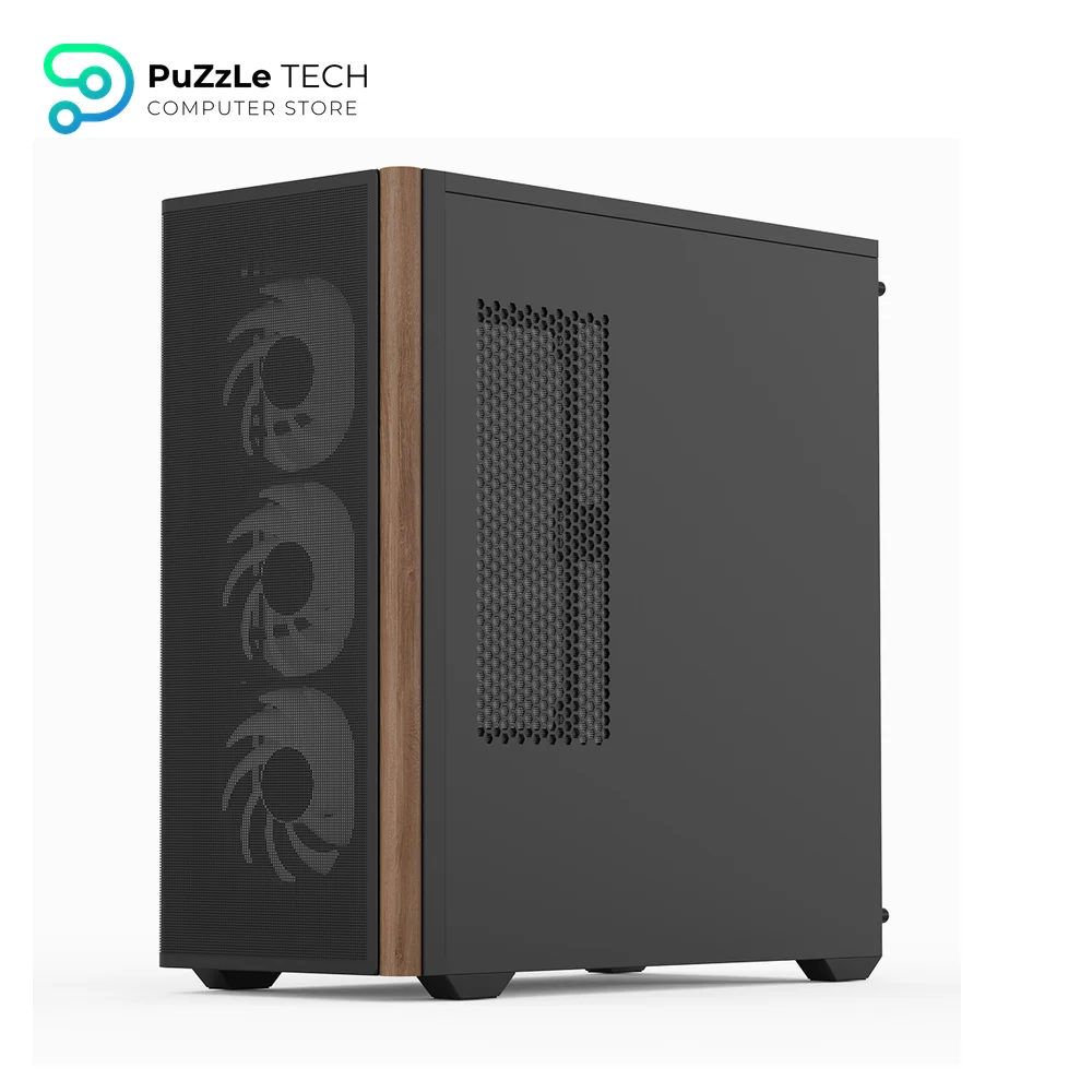 AeroCool D501a Black 4 ARGB Fans Mid Tower Case With PSU LUXPRO 750W 80+ Bronze ATX3.0 and PCIe 5.0 5