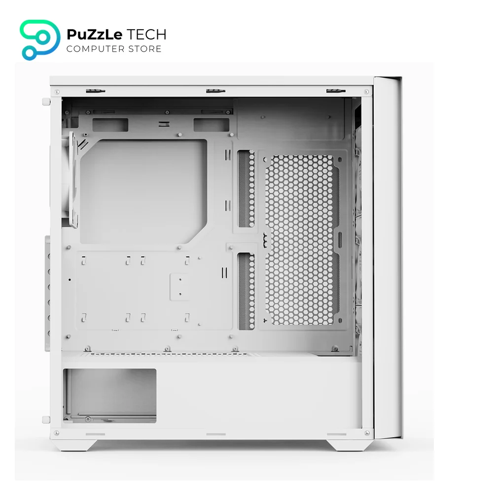 AeroCool D501A Mid Tower Case - 11 Fan Slots - 400mm GPU - ATX-m-ATX-mini-ITX 3