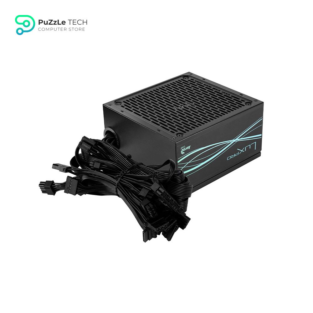 AeroCool LUX PRO 750W +80 Plus Bronze ATX 2.52 RTX 40 Ready PCIe 5.0 Adapter Required 105 C Japanese Capacitor 14cm FDB fan 2