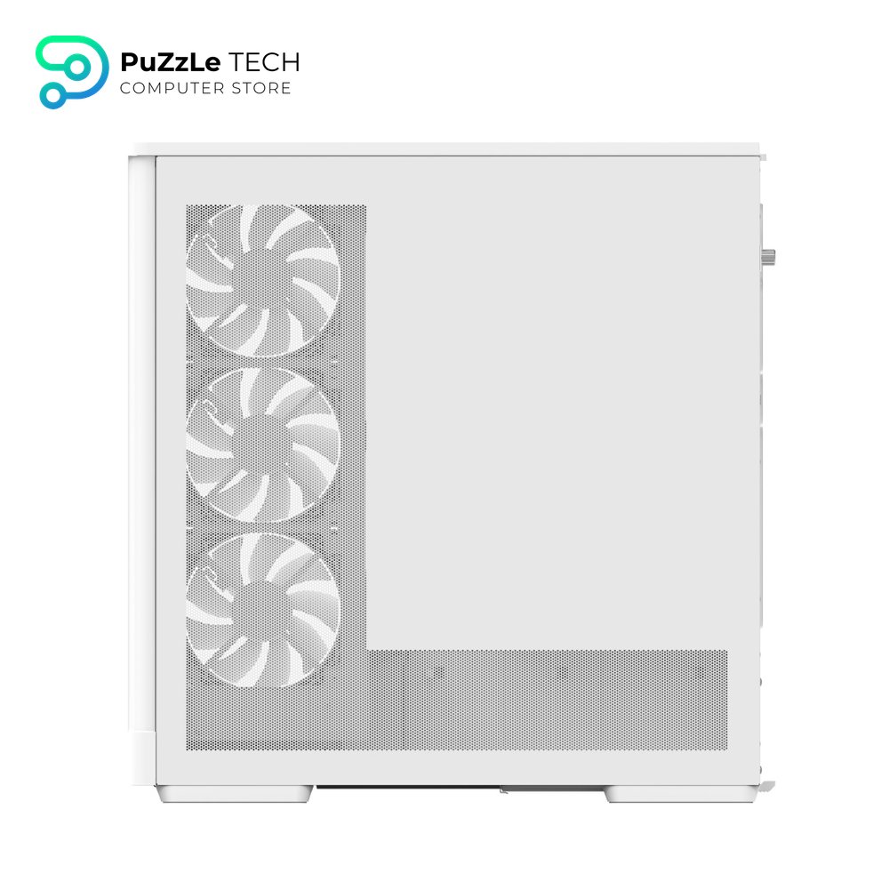 AeroCool P500A White Mid Tower Case - 4 FAN ARGB - 3 Reversed - Type-C - Ready BTF Support - ACL-P500A-WT-FRPW 4