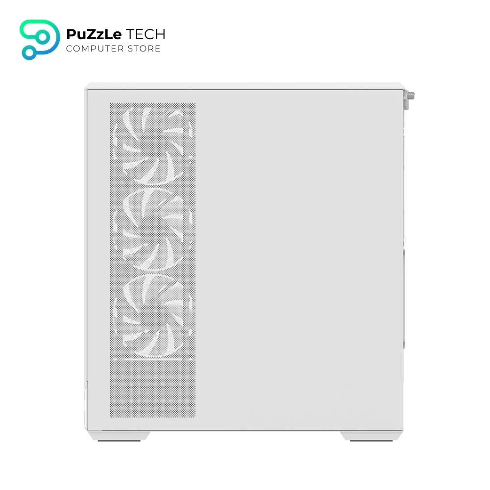 AeroCool P500B Digi 4Fan ARGB Mid Tower Case White 5