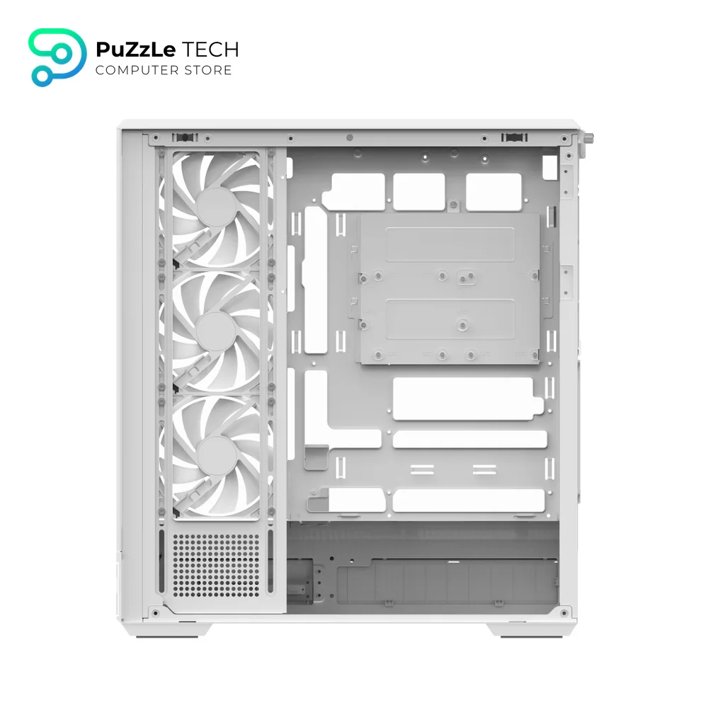 AeroCool P500B Digi 4Fan ARGB Mid Tower Case White 4
