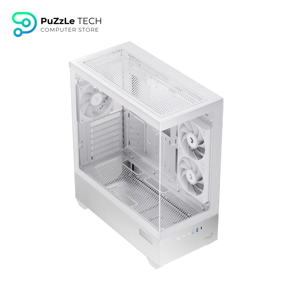 AeroCool P500D Mid-Tower PC Case + PSU LUX 650W 80+ Bronze 3