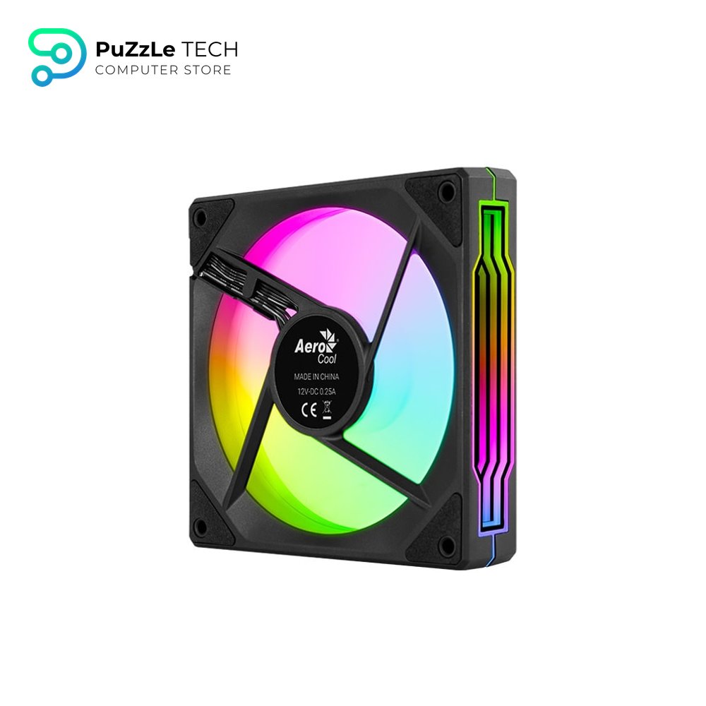 AeroCool Phantom M-3 ARGB PWM Fan 120mm - Black 3