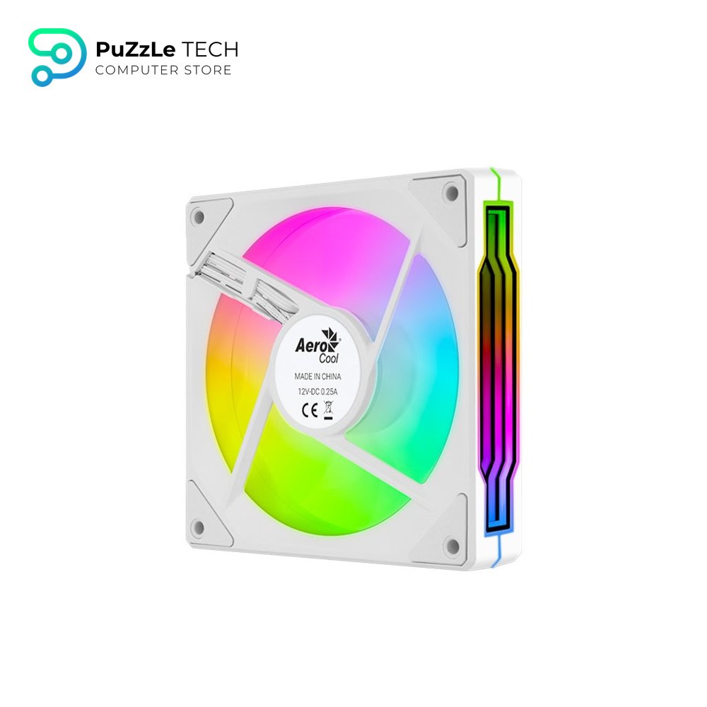 AeroCool Phantom M-3 ARGB PWM Fan 120mm - White 3