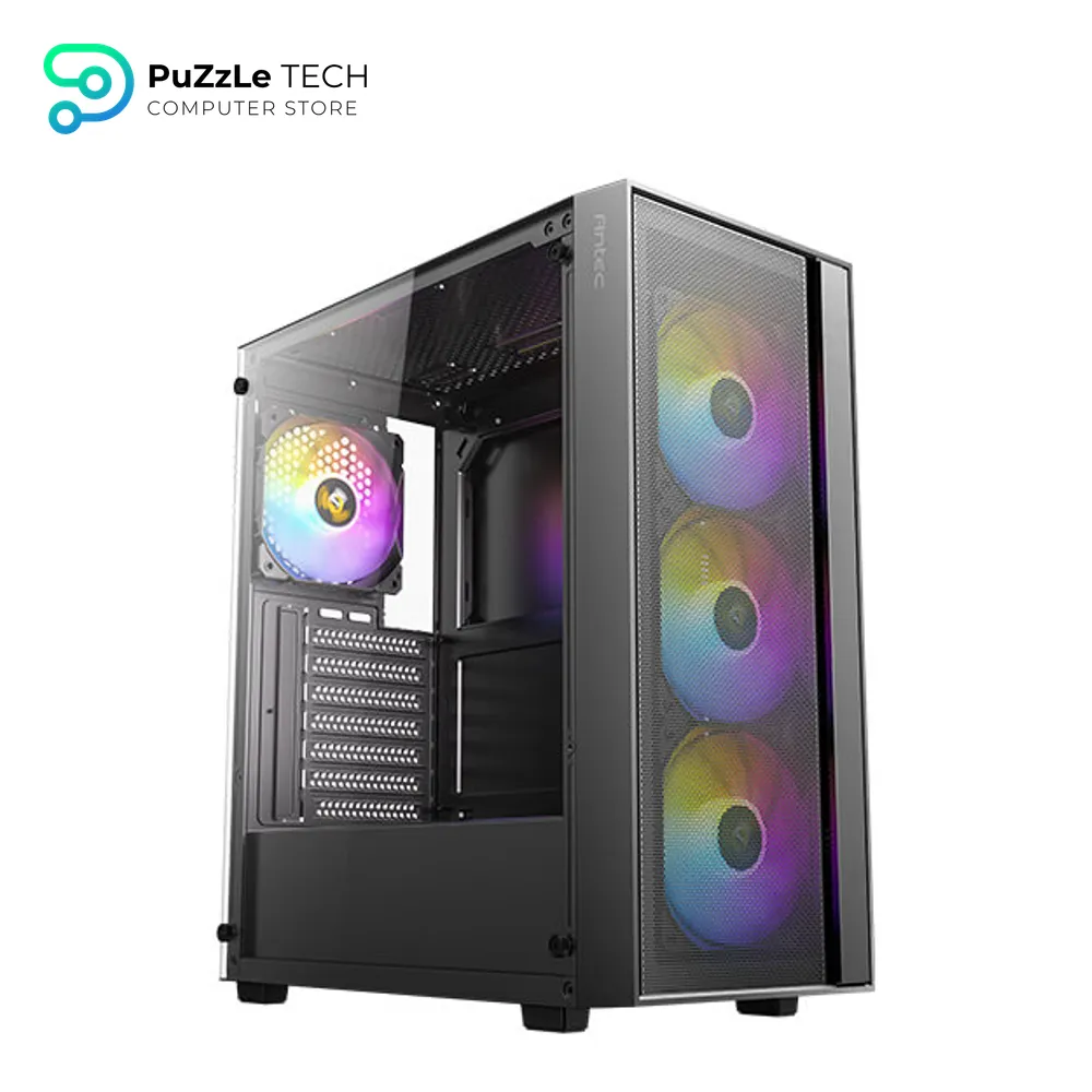 Antec AX65 4Fan 120M ARGB+PSU Antec Atom V450 Bronze Certified
