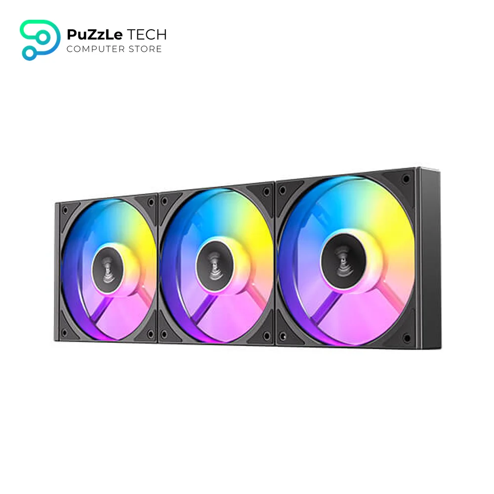Antec Connect C120 ARGB 120mm PWM Case Fan 3PK - 9 Blade - 800-1500rpm - 65.08CFM - 28dBA - Hydraulic Bearing - 4-Pin PWM