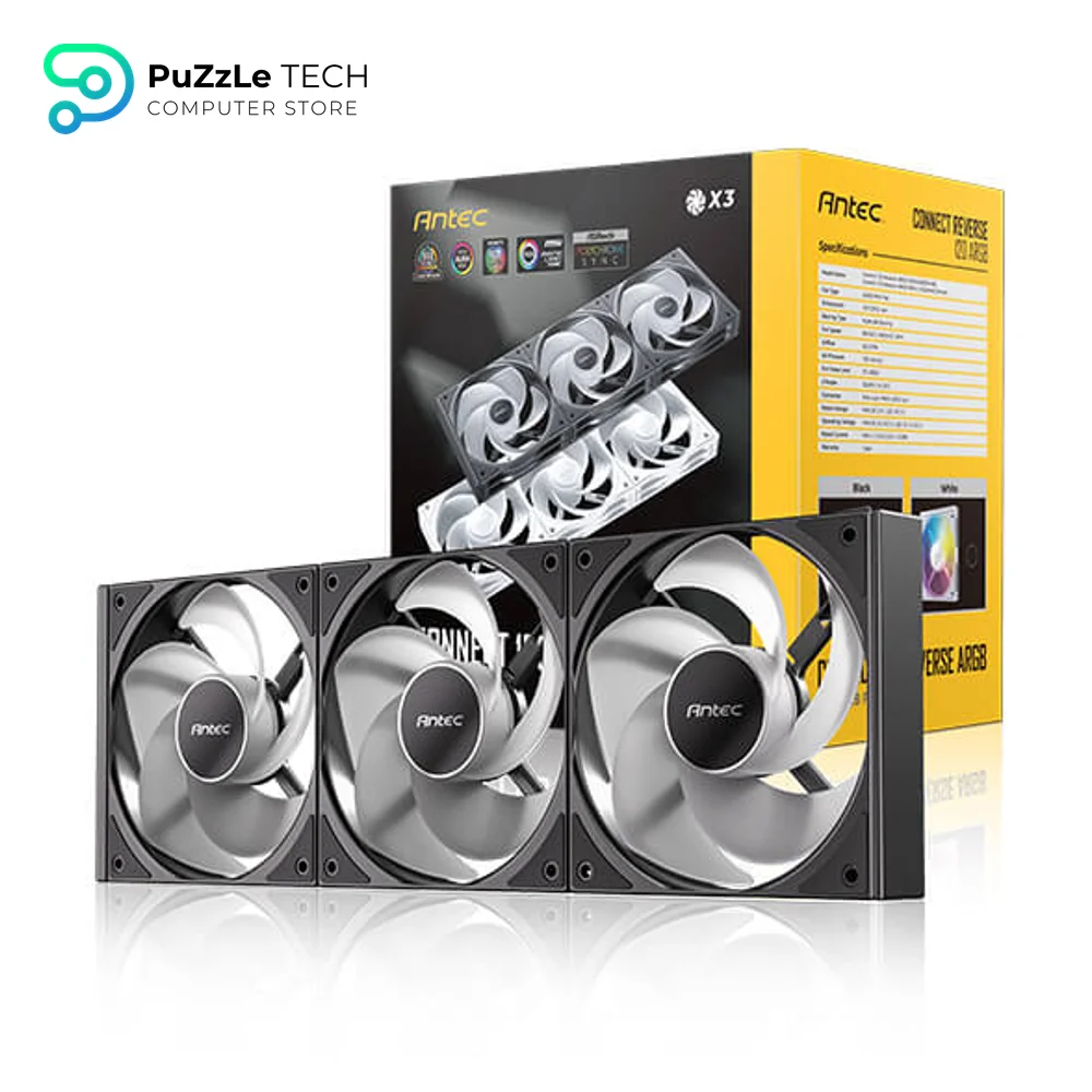 ANTEC Connect C120R Reverse ARGB Black Case Fan