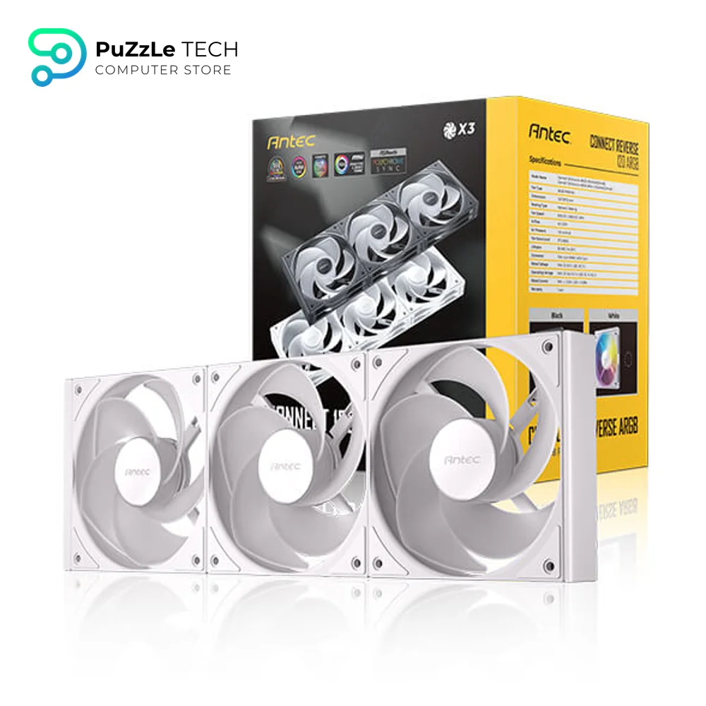 ANTEC Connect C120R Reverse ARGB White Case Fan