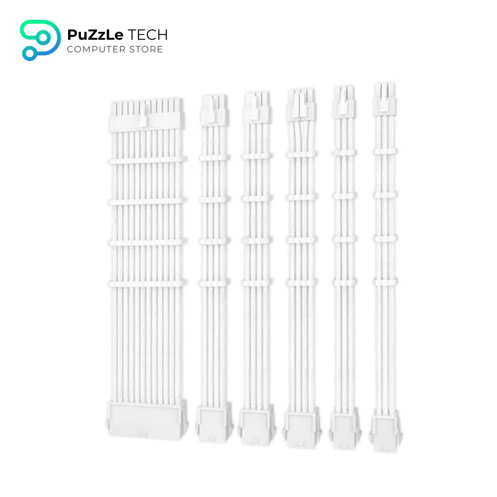 ANTEC Sleeved Extension Cable Kit White