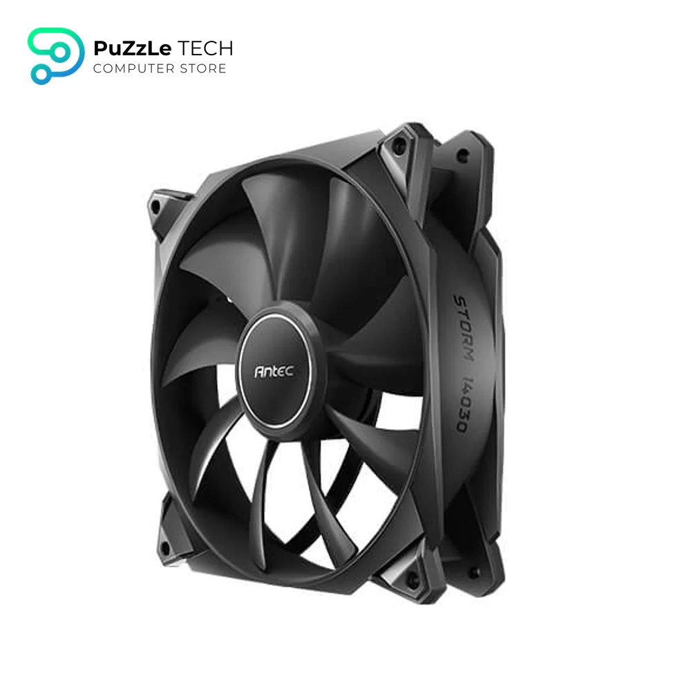 Antec Storm T3 140mm Black ARGB 3 Pack PC Computer Case Fans