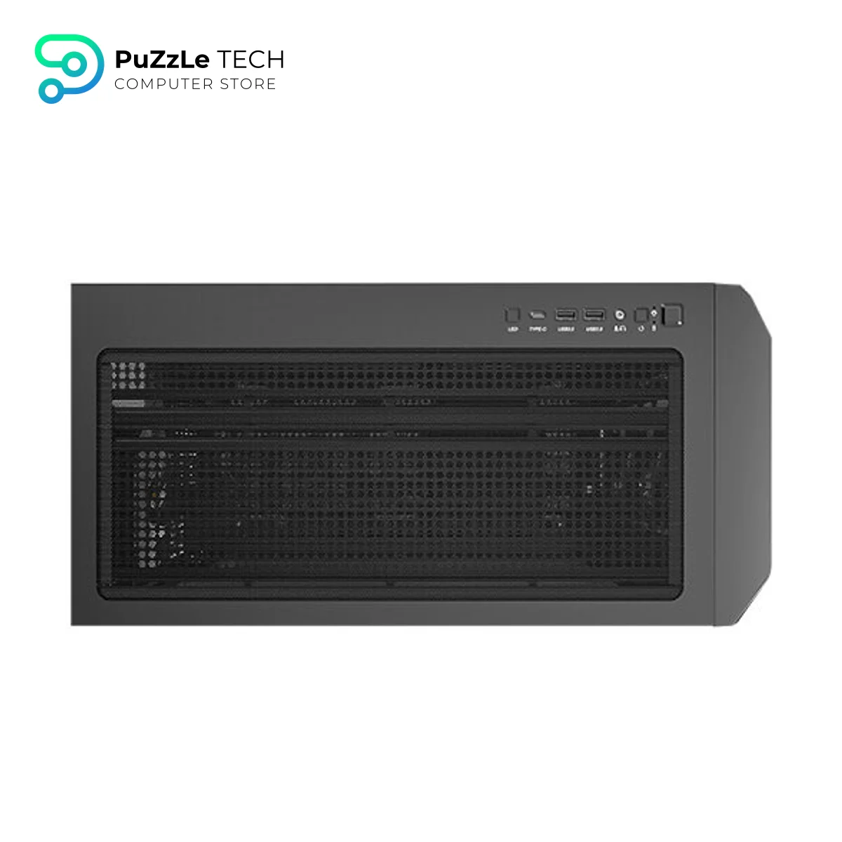 Antec AX1000 ARGB Mid-Tower Gaming Case - High-Airflow Design with 4 Pre-Installed 140mm ARGB PWM Fans (3 Front + 1 Rear) - Tempered Glass Side Panel - ATX / mATX / Mini-ITX Support 7