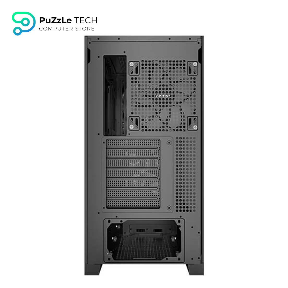 Antec AX1000 ARGB Mid-Tower Gaming Case - High-Airflow Design with 4 Pre-Installed 140mm ARGB PWM Fans (3 Front + 1 Rear) - Tempered Glass Side Panel - ATX / mATX / Mini-ITX Support 8