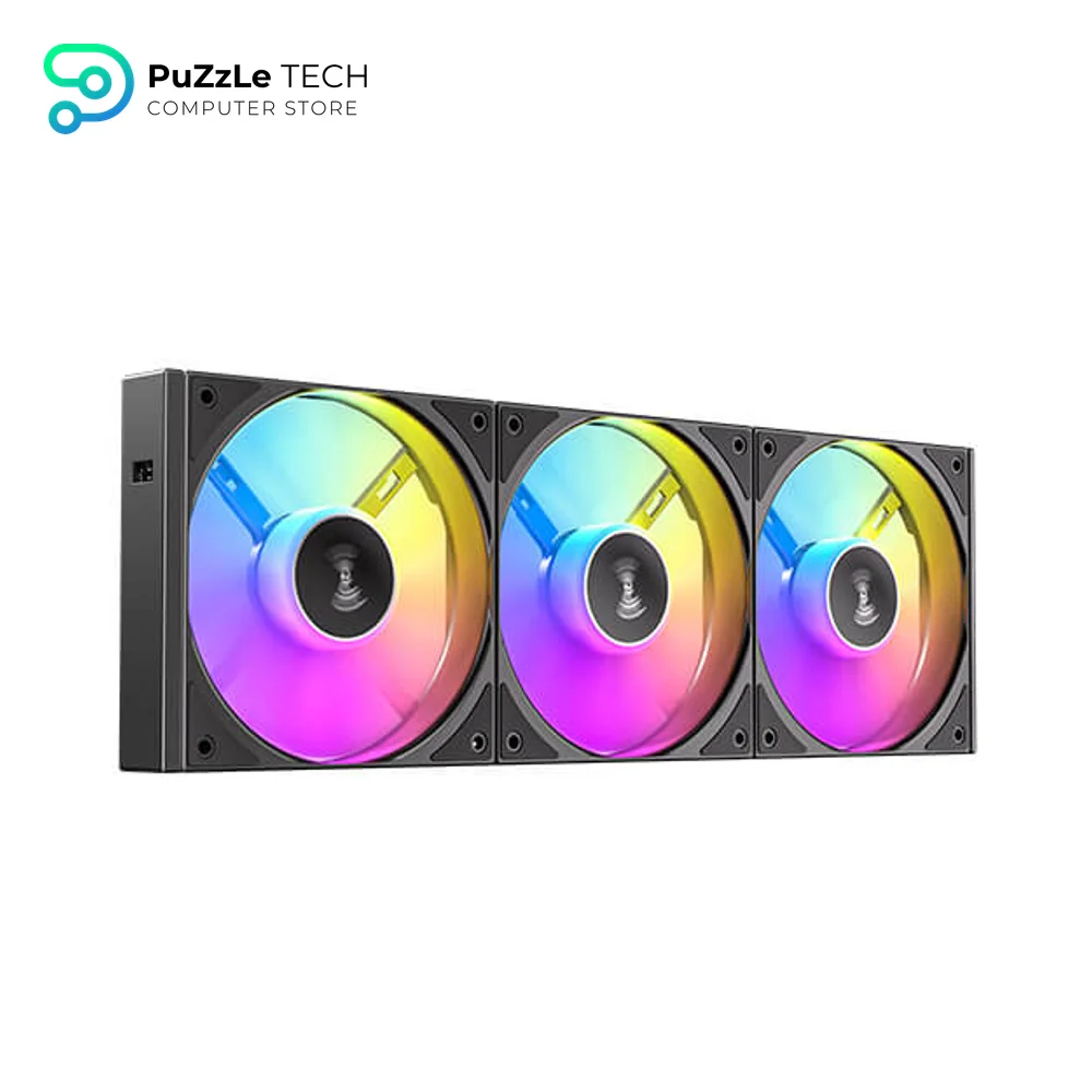 Antec Connect C120 ARGB 120mm PWM Case Fan 3PK - 9 Blade - 800-1500rpm - 65.08CFM - 28dBA - Hydraulic Bearing - 4-Pin PWM