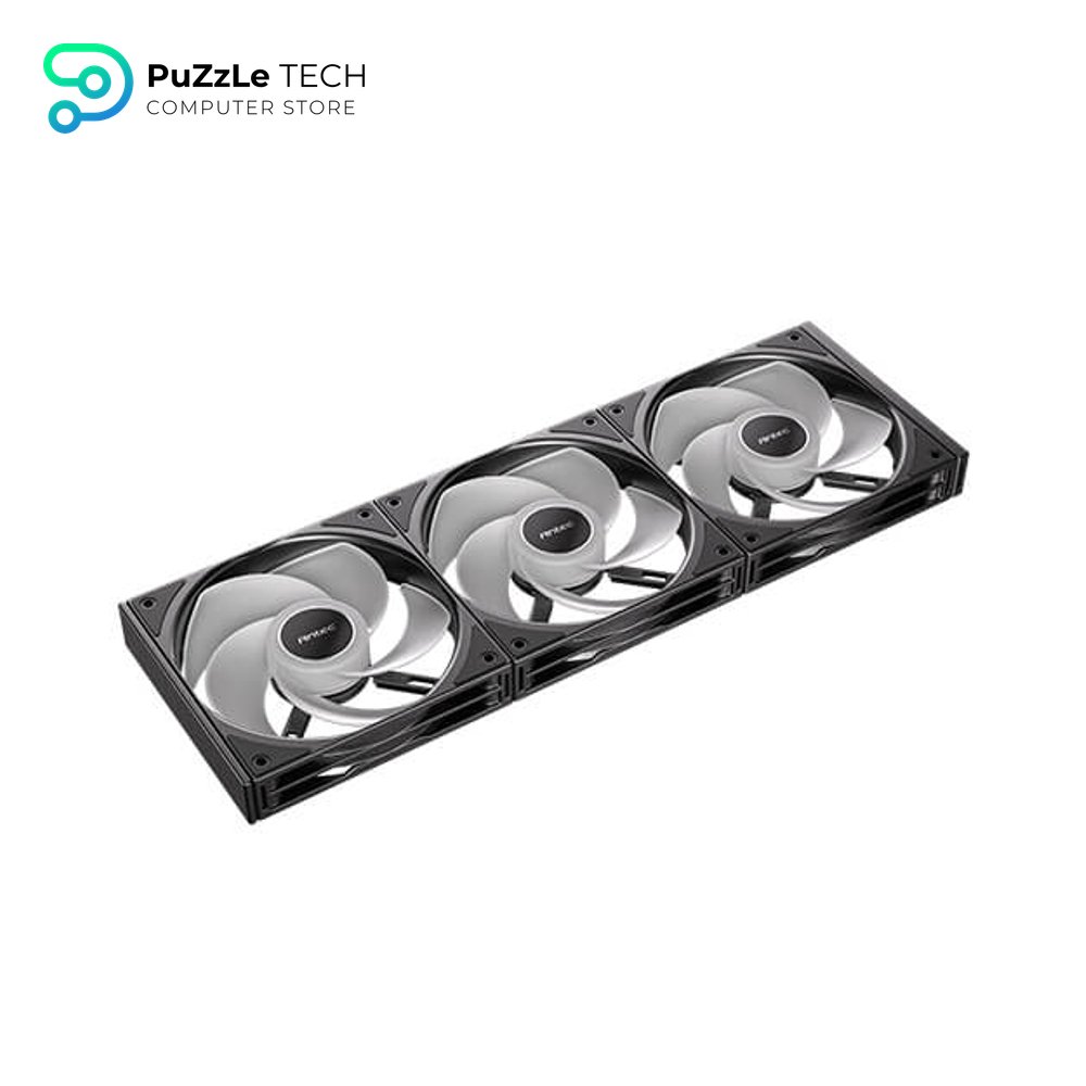 Antec CONNECT C120R REVERSE ARGB PWM Fan 120mm - 3-Pack - Hydraulic Bearing - 800-1800RPM - 43.2 CFM (C120R ARGB_3PK) 4