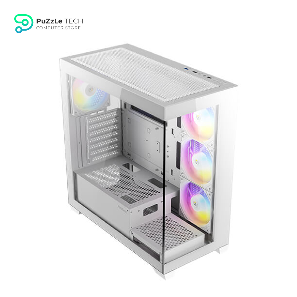 Antec CX300 4Fan ARGB WHITE + PSU Antec Atom B750 +80 Bronze 2
