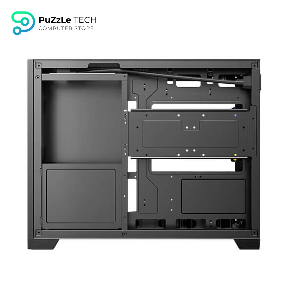 Antec Flux M - 6 PWM Fans Included - F-LUX Platform - Vertical Airflow Design - 360mm Top Radiator Support - Type-C 3.2 Gen 2 - Full-Size Dust Filters - Compact Micro-ATX PC Case 11