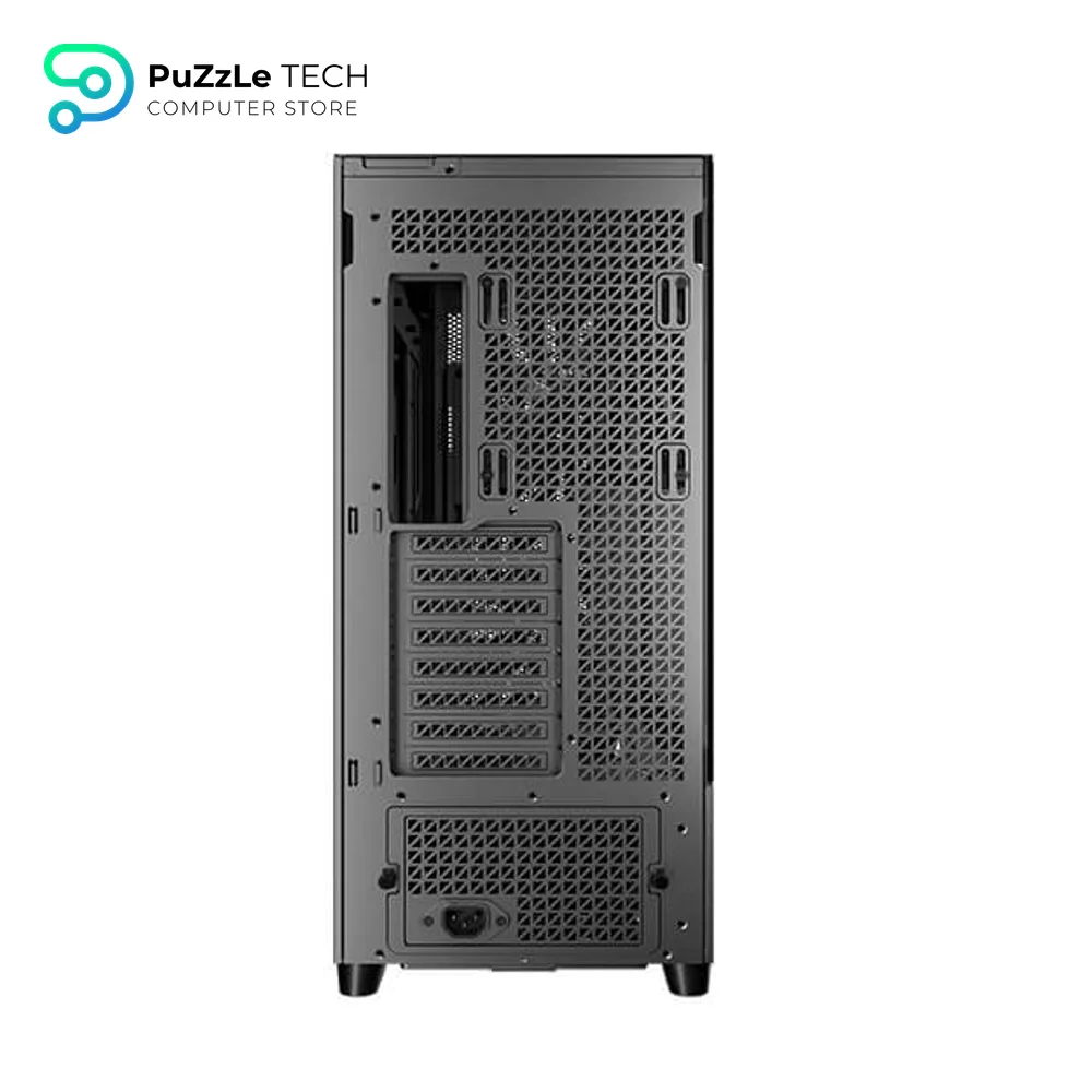 Antec Flux Pro - 6 x PWM Fans Included - High-Airflow Front Panel with Walnut Wood 13
