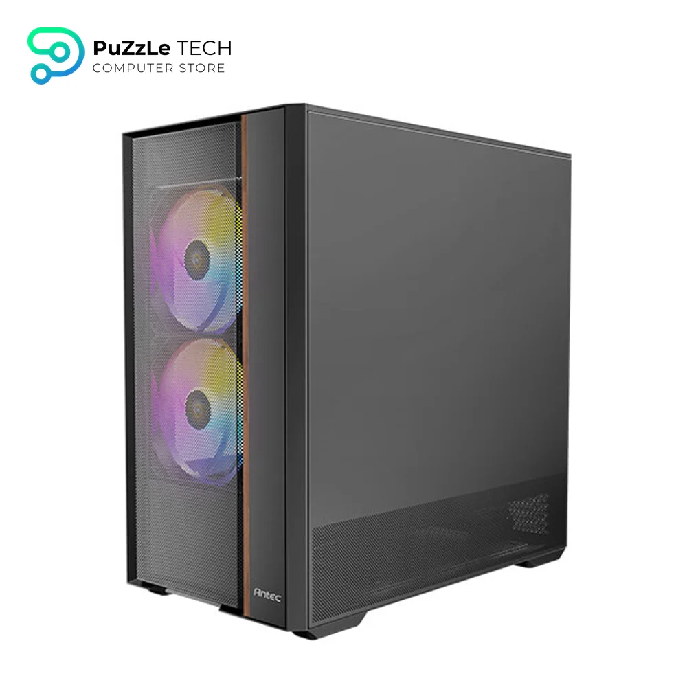 Antec FLUX REAR ARGB Gaming Mid Tower Case - Black 3
