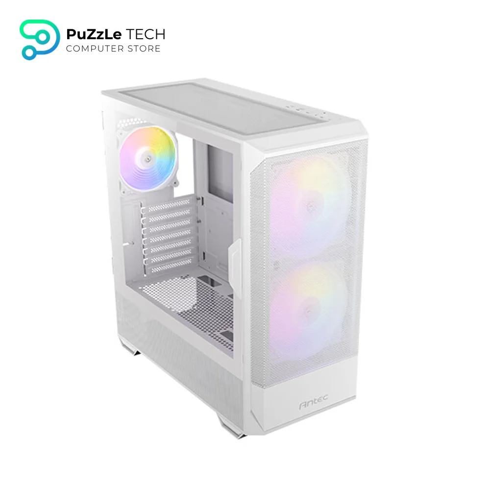 Antec NX416 ARGB White Mid Tower Case 12
