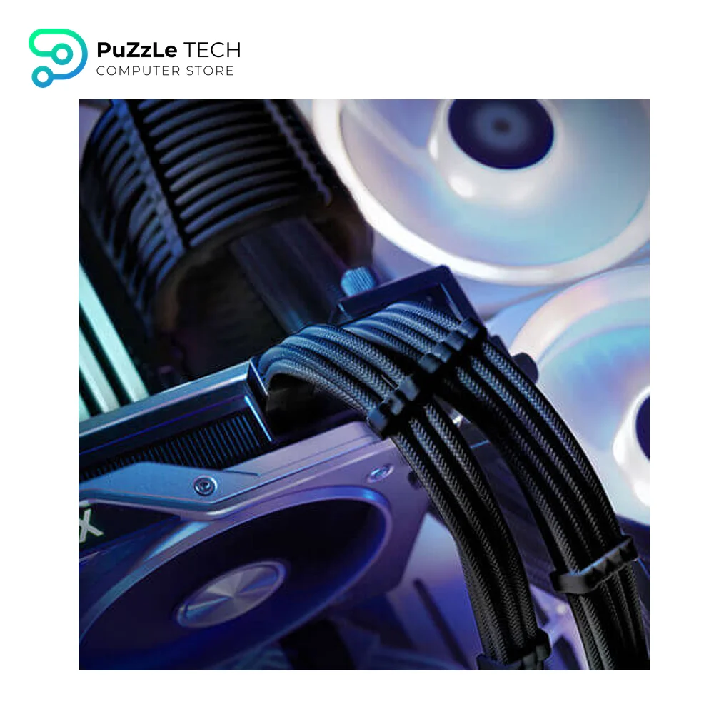 ANTEC Sleeved Extension Cable Kit Black 3