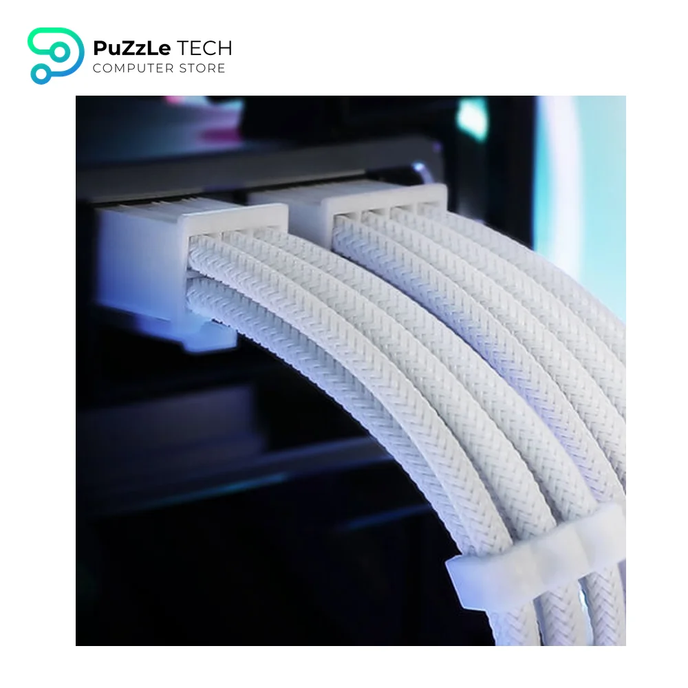 ANTEC Sleeved Extension Cable Kit White 4