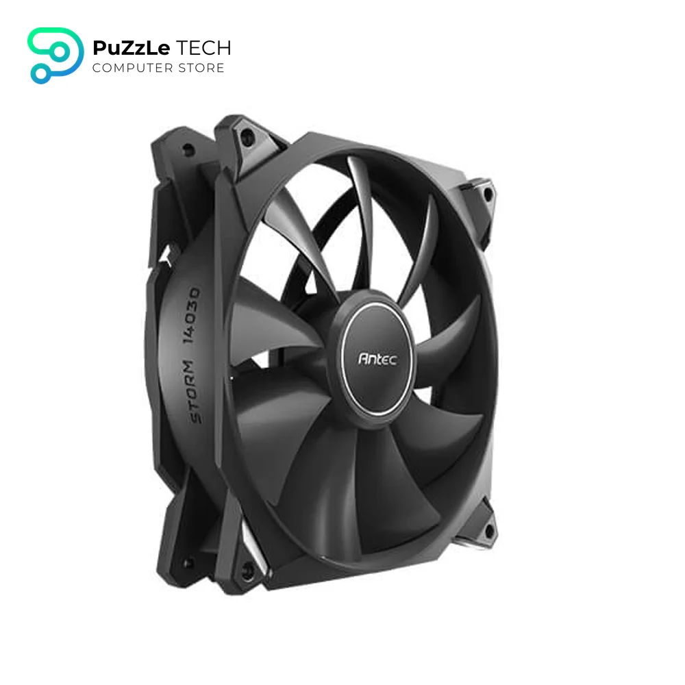 Antec Storm T3 140mm Black ARGB 3 Pack PC Computer Case Fans 3