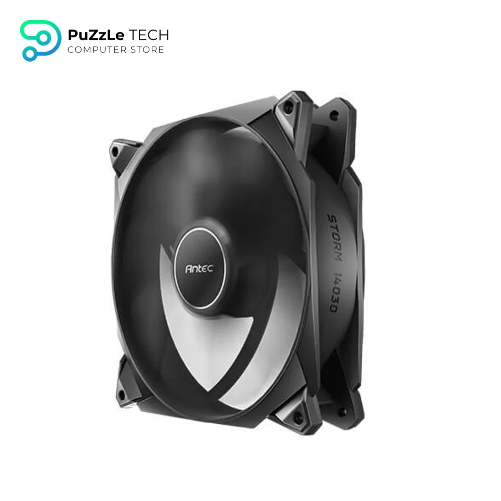 Antec Storm T3 140mm Black ARGB 3 Pack PC Computer Case Fans
