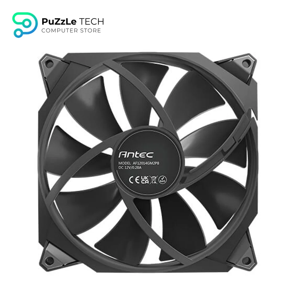 Antec Storm T3 140mm Black ARGB 3 Pack PC Computer Case Fans 6