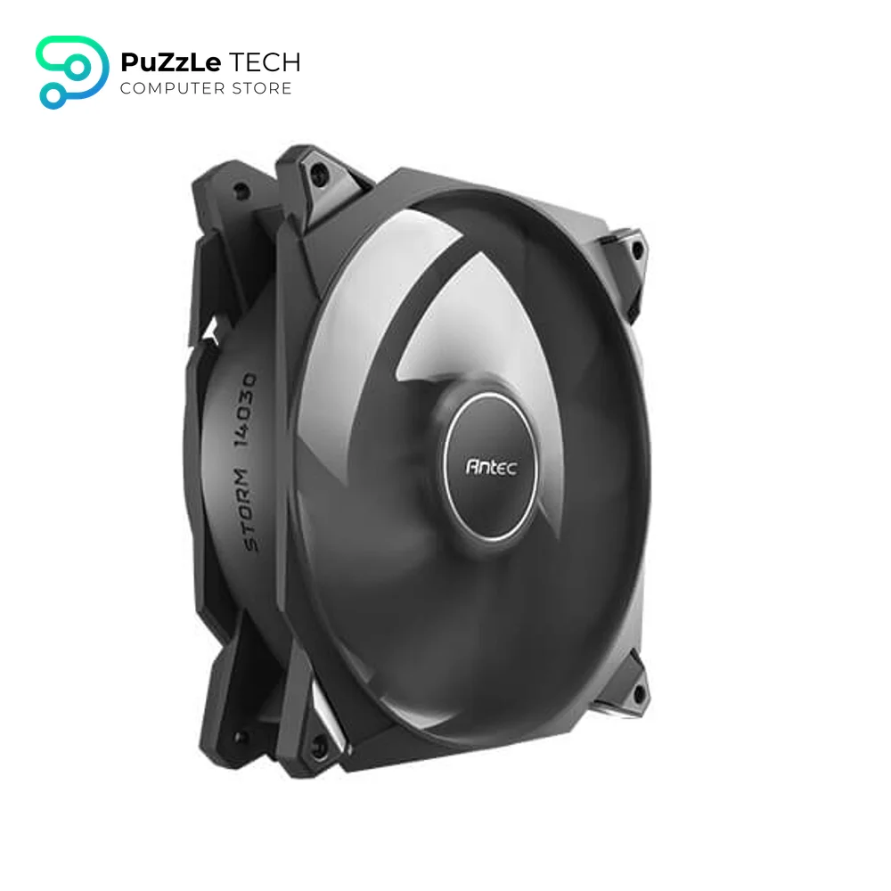 Antec Storm T3 140mm Black ARGB 3 Pack PC Computer Case Fans 4