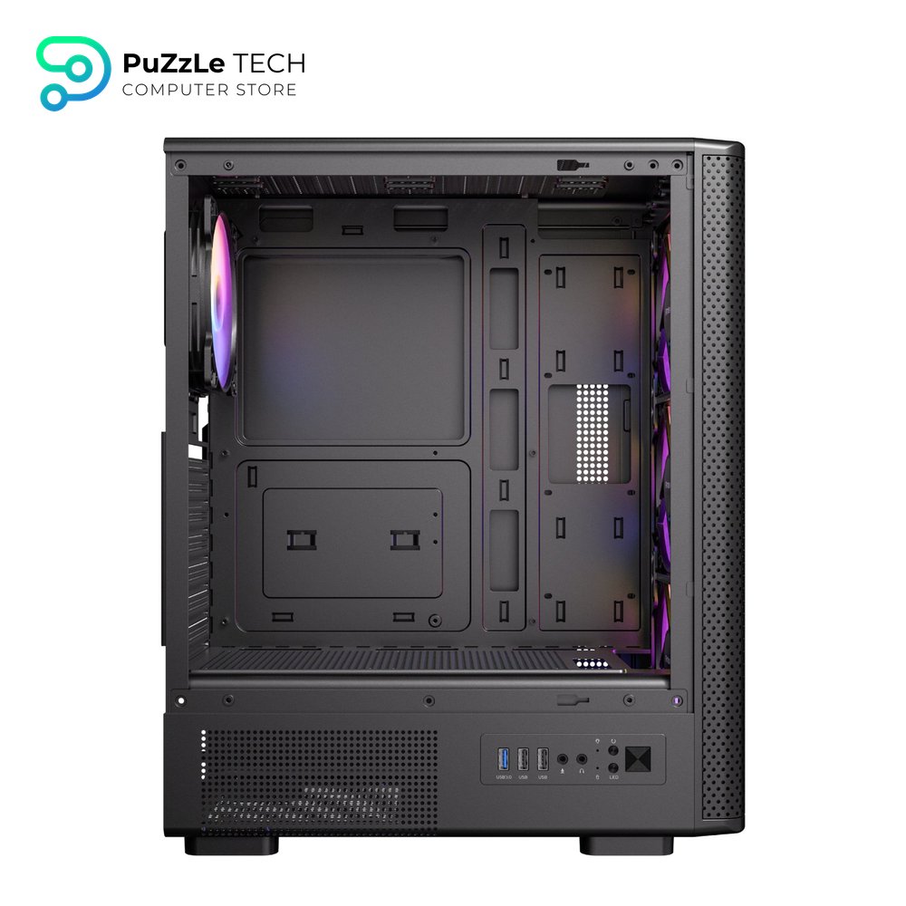 Antec VX310 ARGB Mid-Tower Gaming Case with 4x120mm Pre-installed ARGB Fans 4