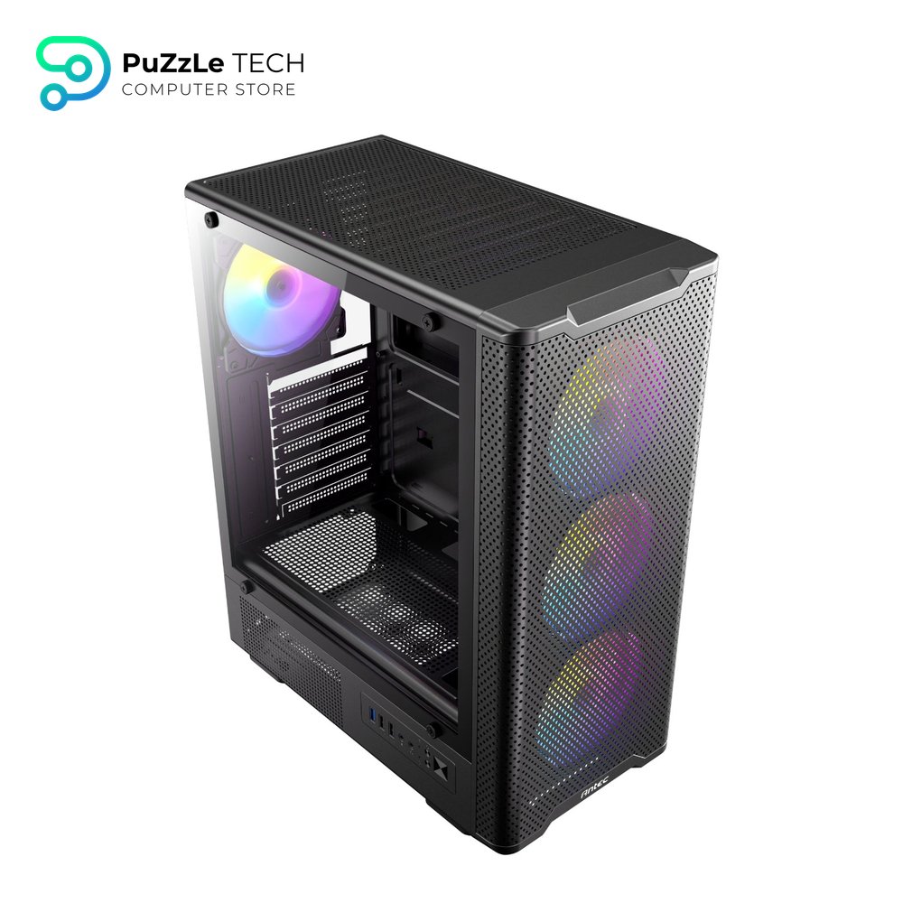 Antec VX310 ARGB Mid-Tower Gaming Case with 4x120mm Pre-installed ARGB Fans 5