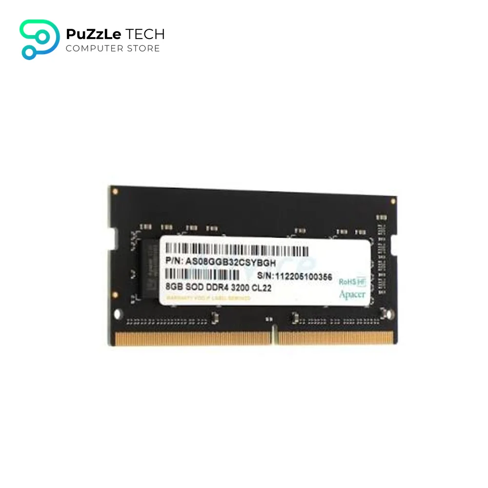 Apacer AU 8GB (1x8GB) DDR4-3200 CL22 Memory Desktop