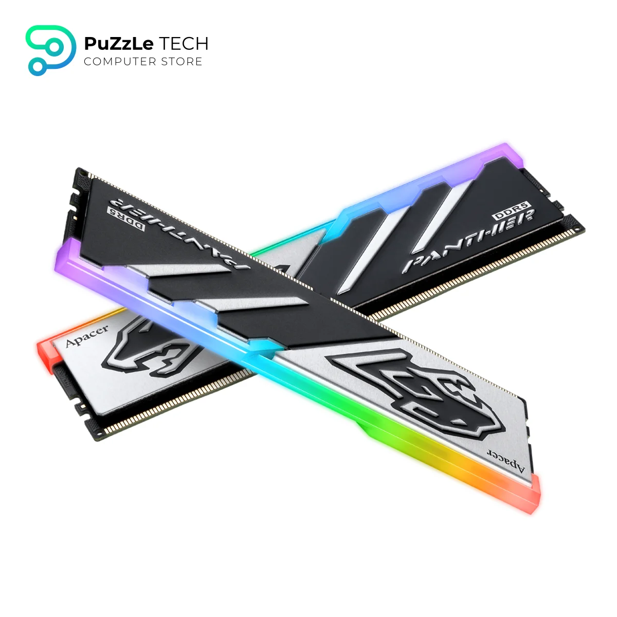 Apacer Panther DDR5 RGB 32GB (2x16GB) CL40 PC RAM DDR5 5200 Desktop Memory Module
