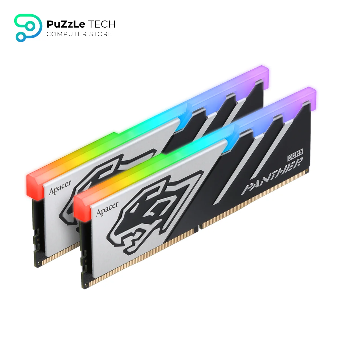 Apacer Panther DDR5 RGB 32GB (2x16GB) CL40 PC RAM DDR5 5200 Desktop Memory Module