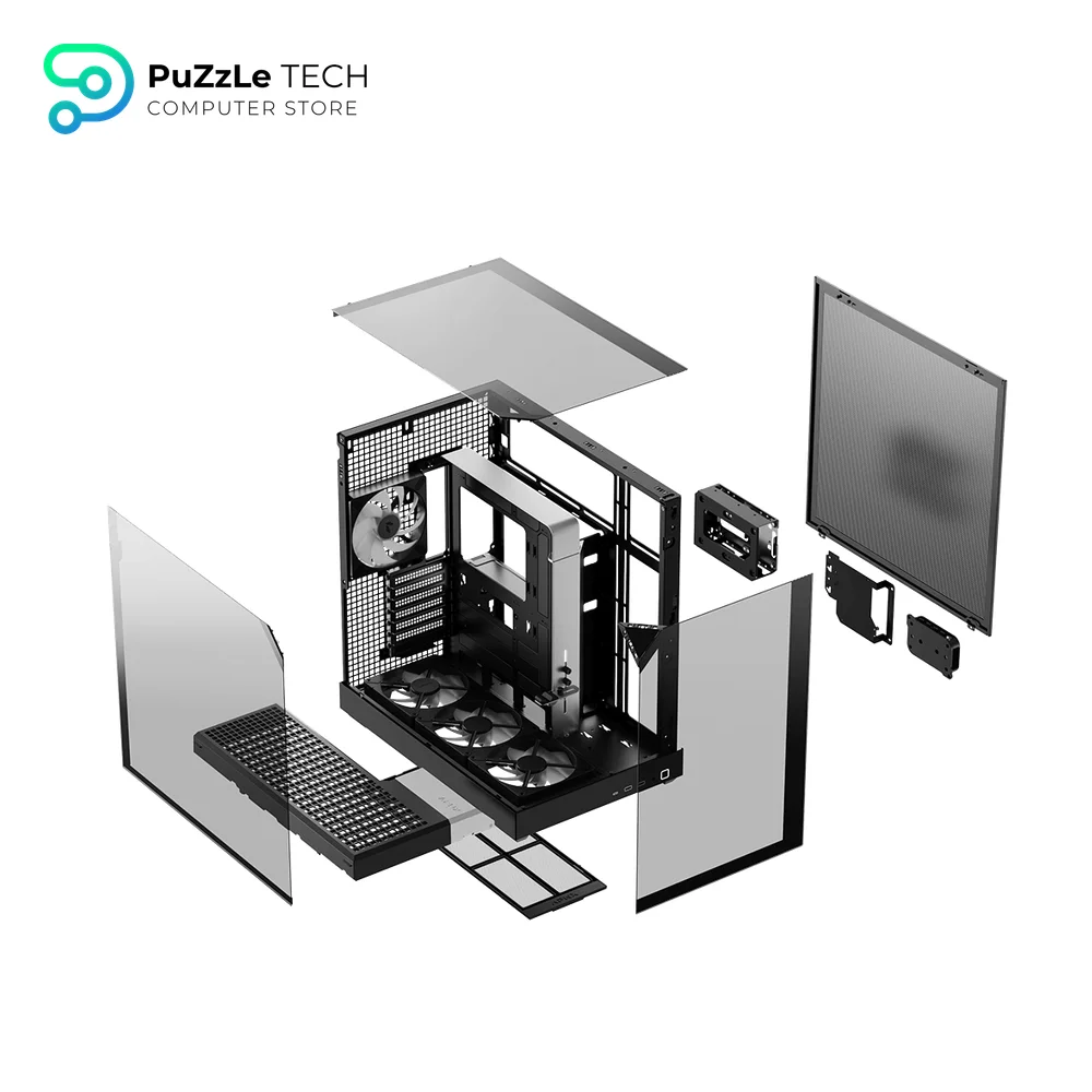 APNX V2 Black Mid Tower Case
