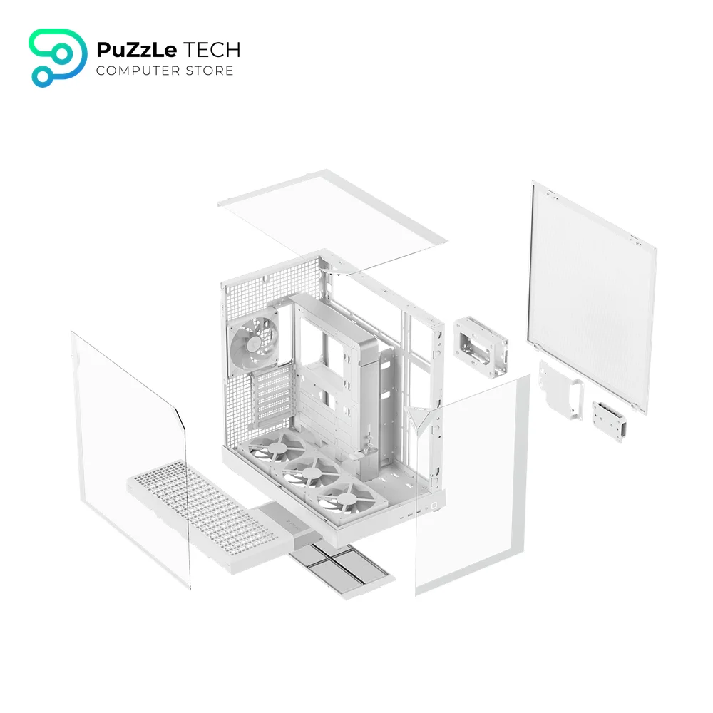 APNX V2 White Mid Tower Case